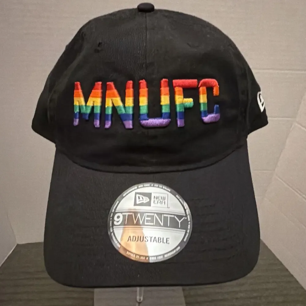 Minnesota United FC New Era Pride 9TWENTY Adjustable Hat - Black
